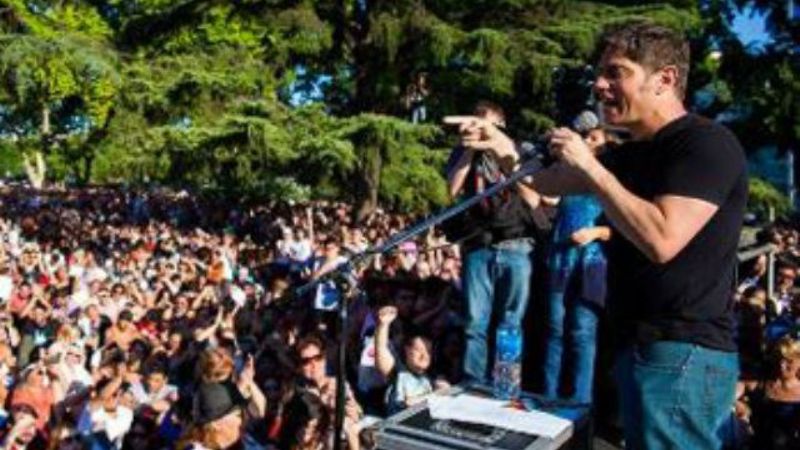 Kicillof, mañana en la plaza Virgen del Valle