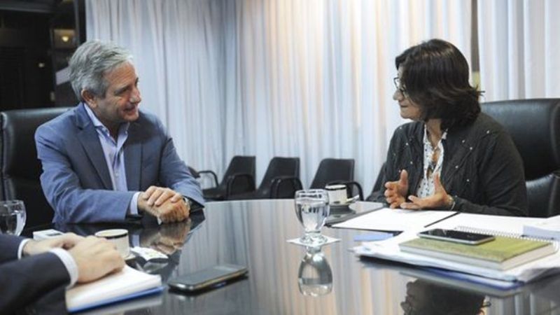 La Gobernadora se reunió con tres ministros nacionales