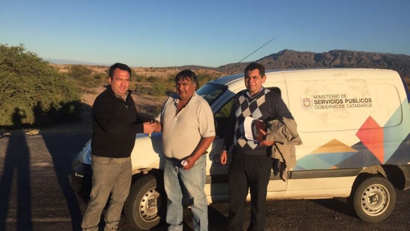 La DASI provee de un vehículo a la delegación de Fiambalá