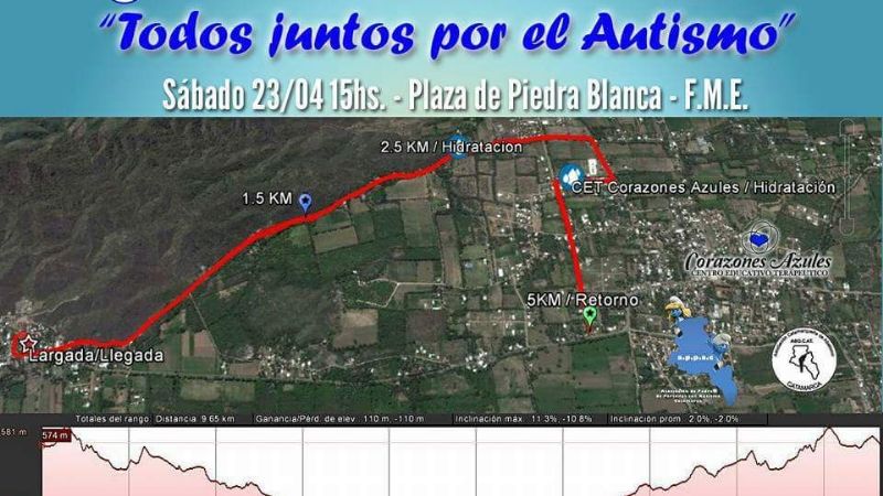 “Gran Maratón Azul, juntos por el autismo”