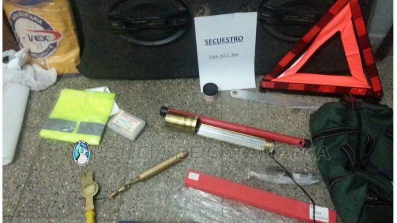 Recuperan elementos robados