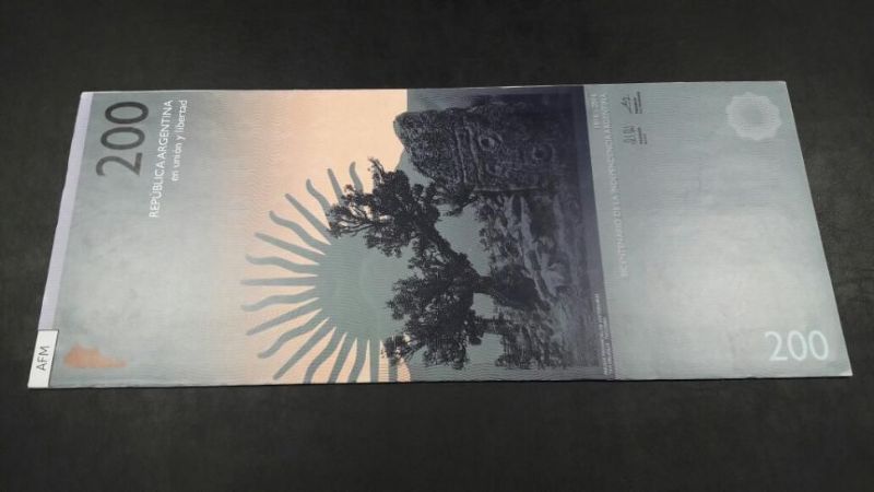 Tucumanos crean billete de $200 con la Libertad y un menhir
