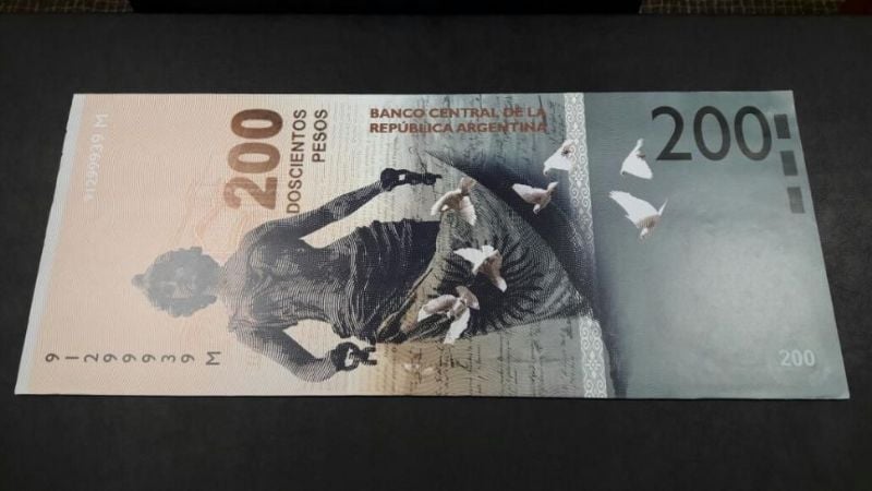 Tucumanos crean billete de $200 con la Libertad y un menhir