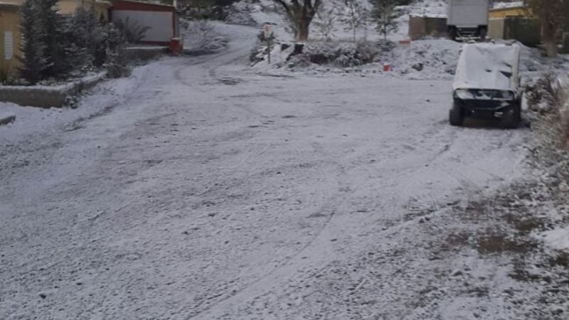 Nieve y temperaturas bajo cero en Hualfín