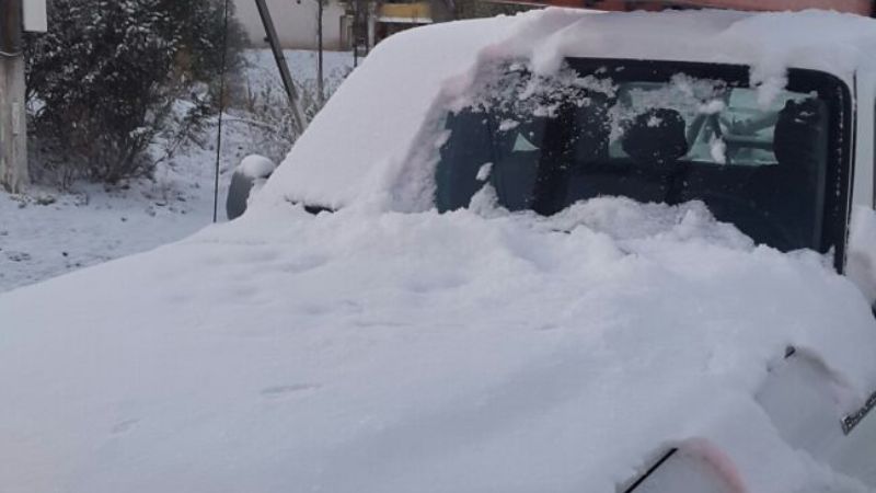 Nieve y temperaturas bajo cero en Hualfín