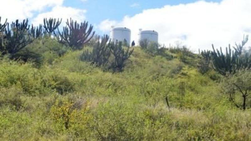 Recorrido de obra por Loma Negra