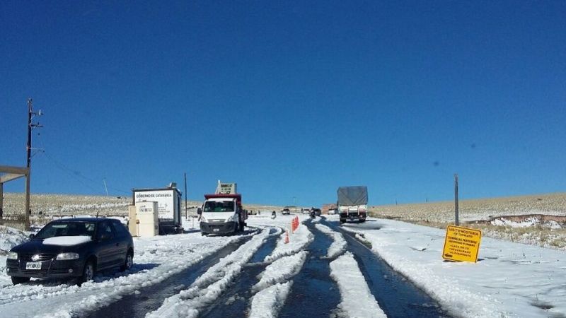 Rescate de Defensa Civil en el Cerro Ancasti