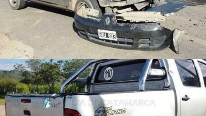 Chocaron un auto y una camioneta en Valle Viejo