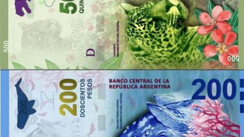 Desde fines de junio circularán nuevos billetes de $ 500