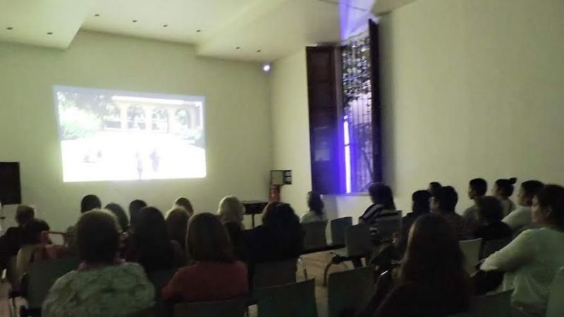 El cine móvil en Valle Chico y en el Museo de la Virgen