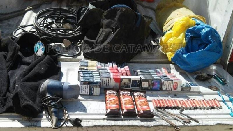 Robó y lo detuvieron