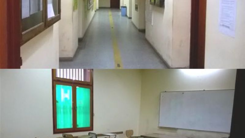 La actividad universitaria paralizada