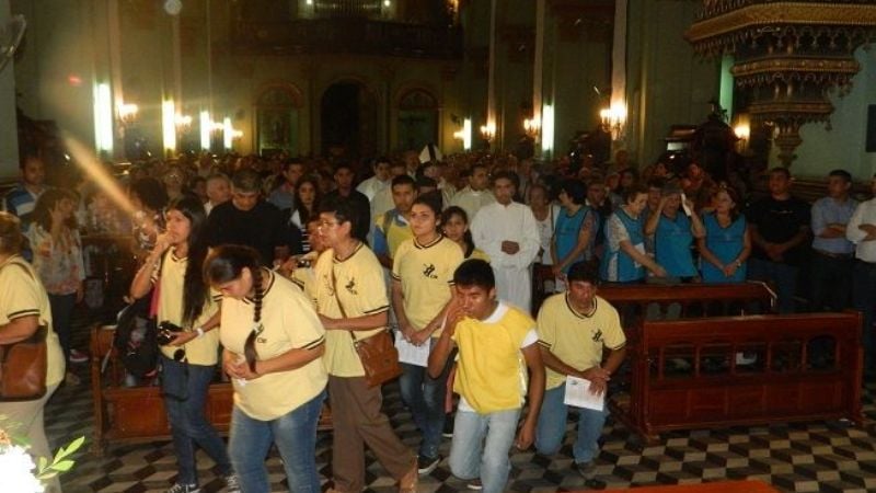 Los medios de comunicación le rindieron homenaje a la Virgen