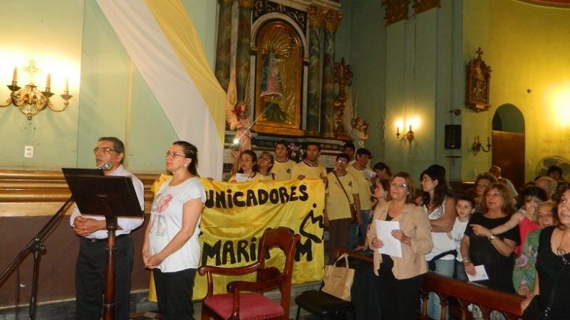 Los medios de comunicación le rindieron homenaje a la Virgen