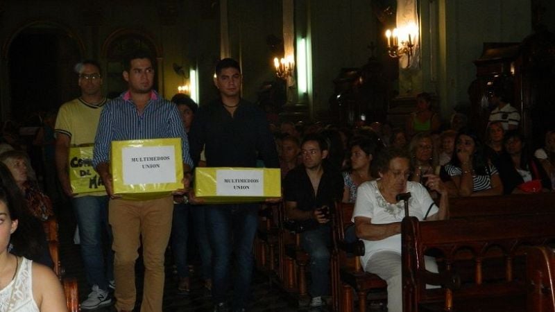 Los medios de comunicación le rindieron homenaje a la Virgen