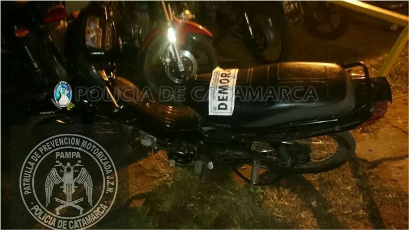 Motociclista quiso esquivar un control de tránsito y terminó preso