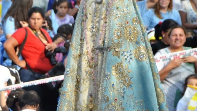 Este miércoles, la Virgen del Valle estará en la Terminal de Ómnibus