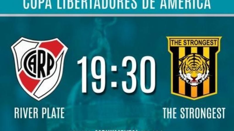 River recibe en el Monumental al The Strongest de Bolivia