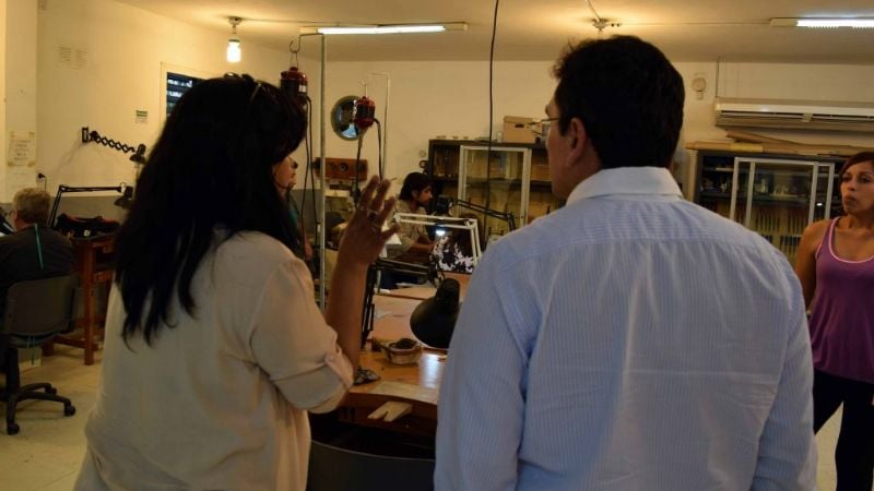 Visita a la Escuela de Orfebrería