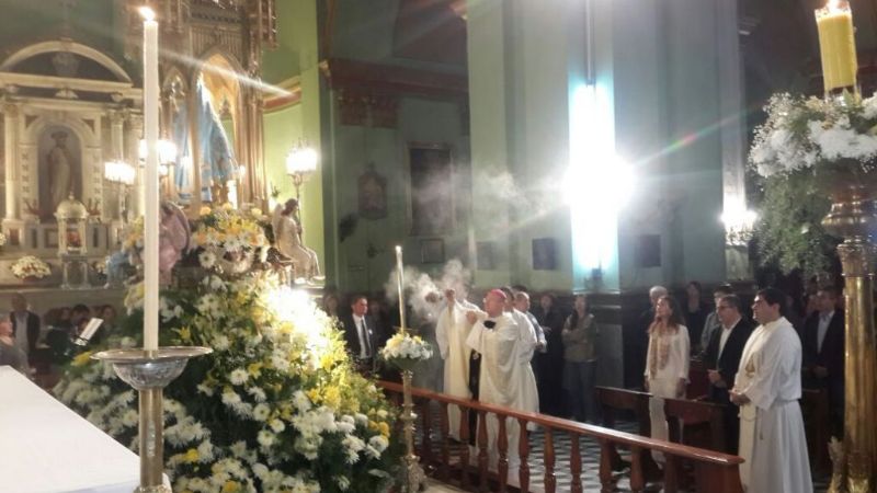 Homenaje de los intendentes a la Virgen del Valle