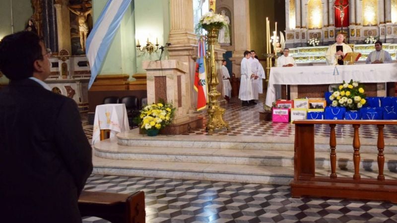 Ferreyra rindió honores a la Virgen del Valle