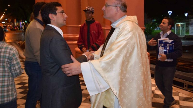 Ferreyra rindió honores a la Virgen del Valle