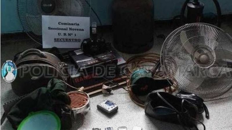 Recuperan elementos robados y aprehenden a un joven