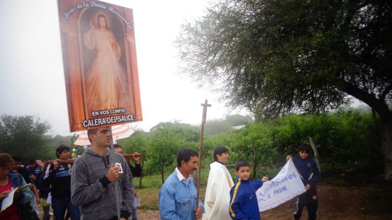 Culminaron las fiestas patronales de Jesús de la Divina Misericordia en Calera del Sauce