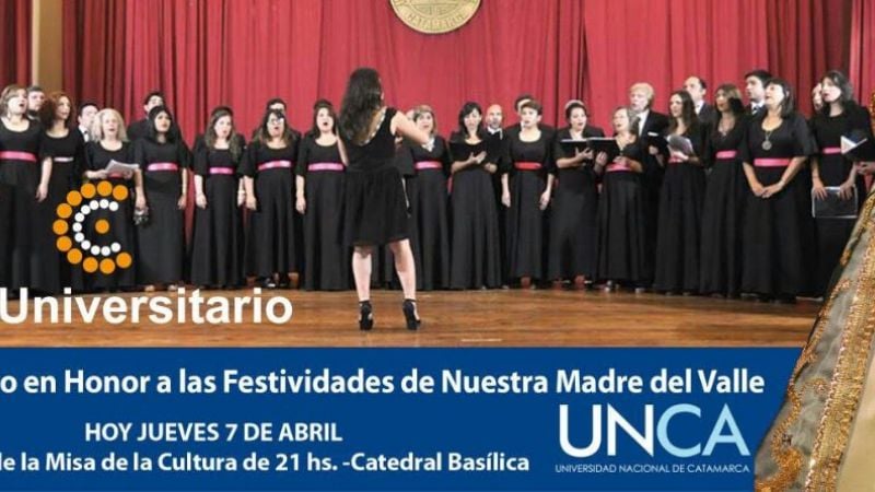 El Coro Universitario brinda su homenaje a la Virgen del Valle