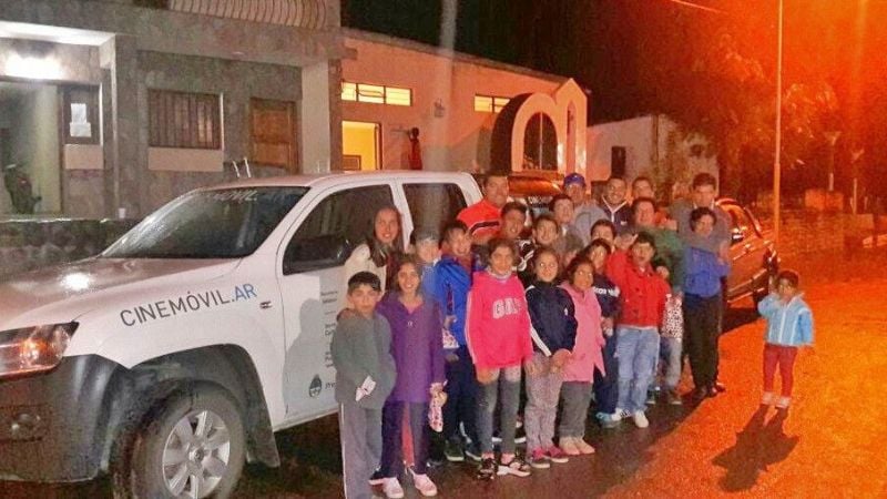 El Cine Móvil de INCAA/Cultura se suma a la Festividades de la Virgen