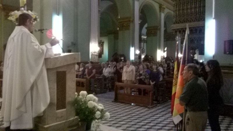 Las colectividades y los pueblos originarios rindieron su homenaje a María