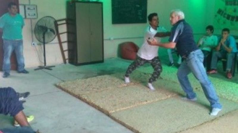 Taller de Judo y defensa personal para los chicos de “La Sala”
