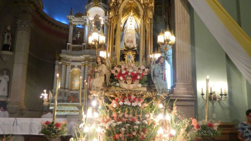 Con la Solemne Procesión, culminan las fiestas en honor a la Virgen del Valle