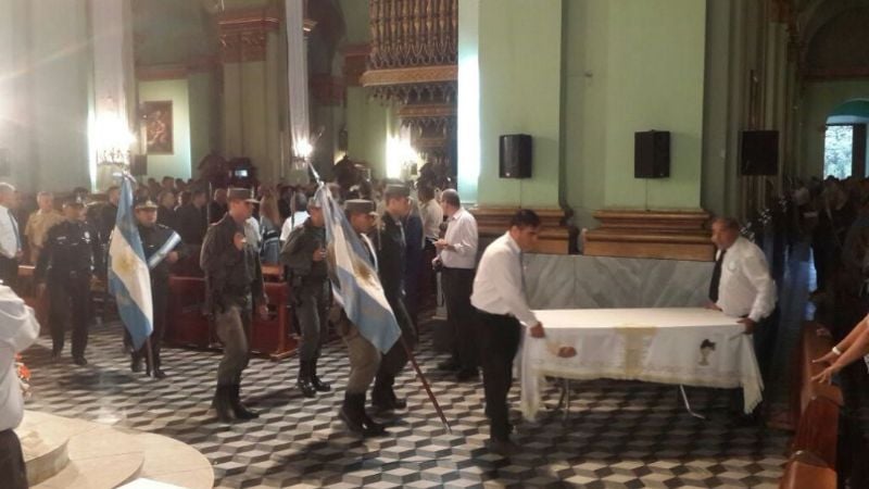 Las Fuerzas de Seguridad tributaron honores a Nuestra Madre del Valle