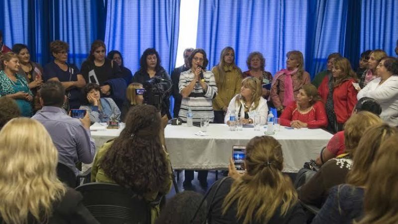 Mujeres Peronistas en apoyo a Lucía y con críticas al gobierno nacional