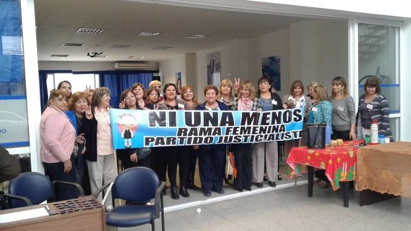 Mujeres Peronistas en apoyo a Lucía y con críticas al gobierno nacional