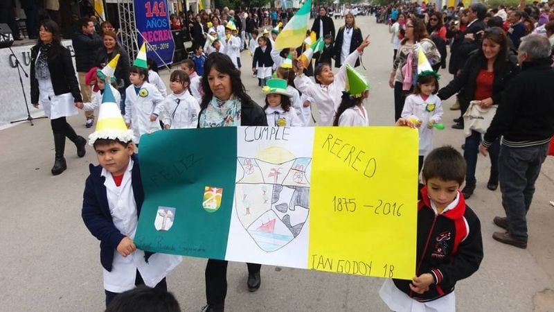 Recreo celebró sus 141 años de su fundación a toda fiesta