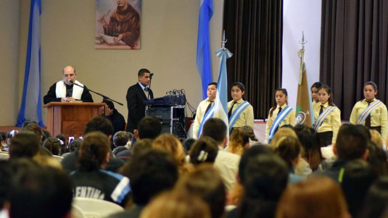 Acto en conmemoración del natalicio de Fray Mamerto Esquiú