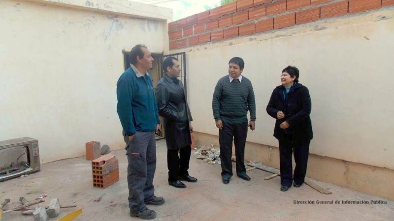 Obras en escuelas de Tinogasta