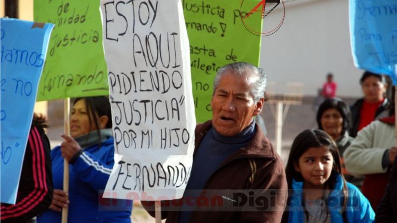 Pedido de justicia en Fiambalá