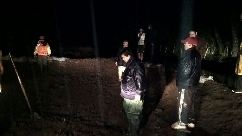 Por la crecida del Río Manantiales, Alijilán quedó aislada