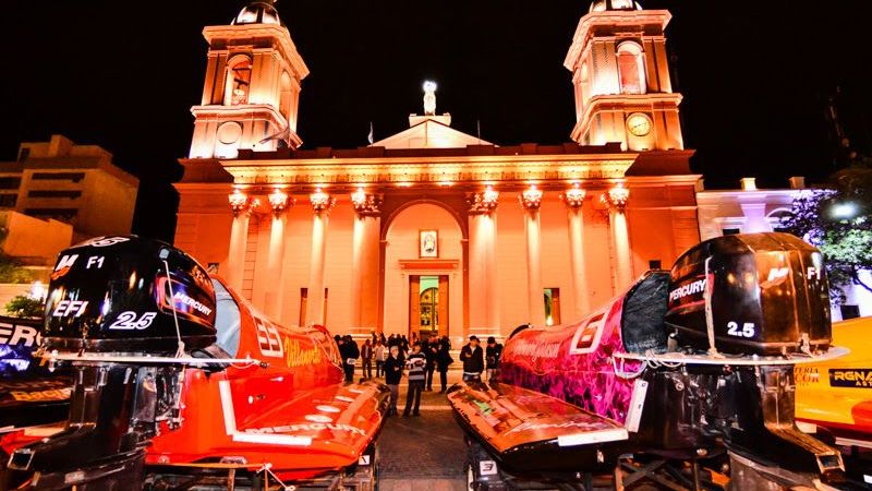 La F1 Powerboat clasifica esta tarde en el dique de Pirquitas