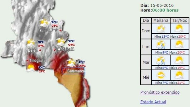 Se pronostican mañanas frías