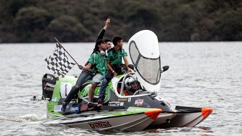Hernán Casalone ganó el GP Catamarca de la F1 Powerboat