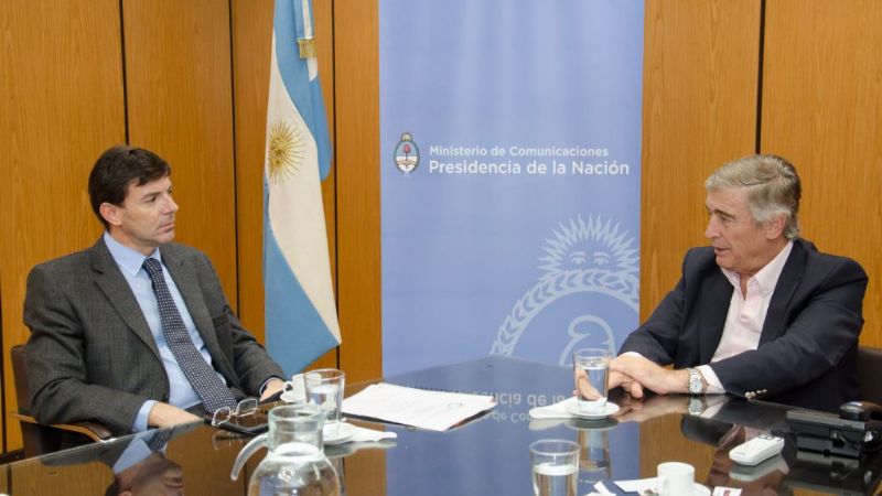 Aguad se comprometió a trabajar junto al Ministerio de Servicios Públicos