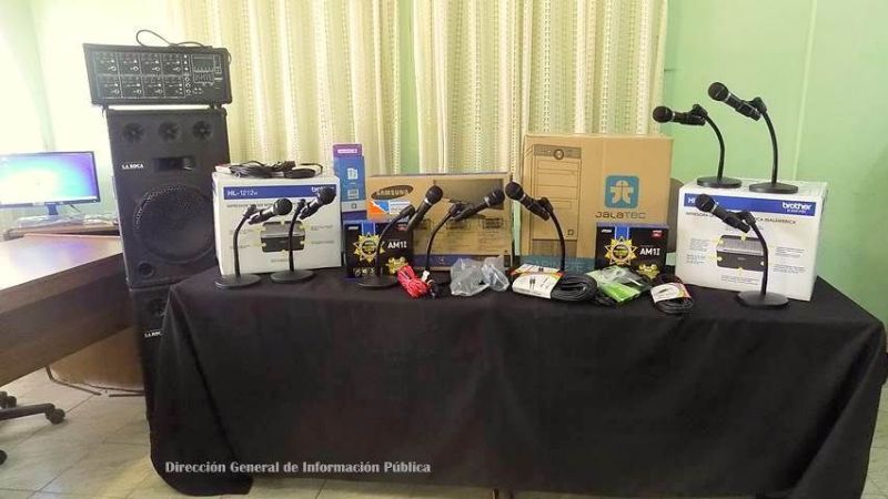 Municipio de Tinogasta entregó aporte al CD