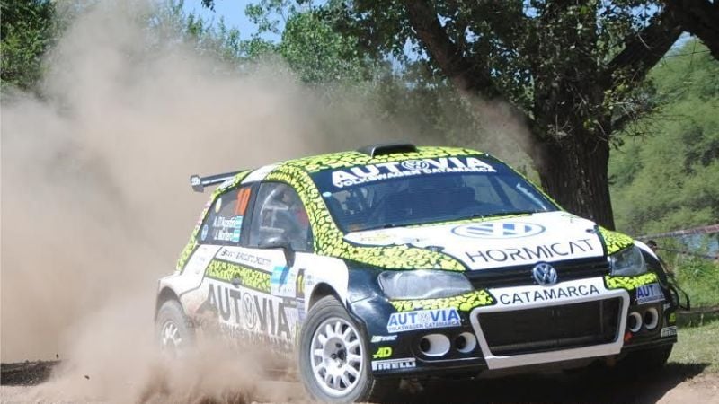 Los D’Agostini va la 3ra. del Rally Argentino en La Rioja