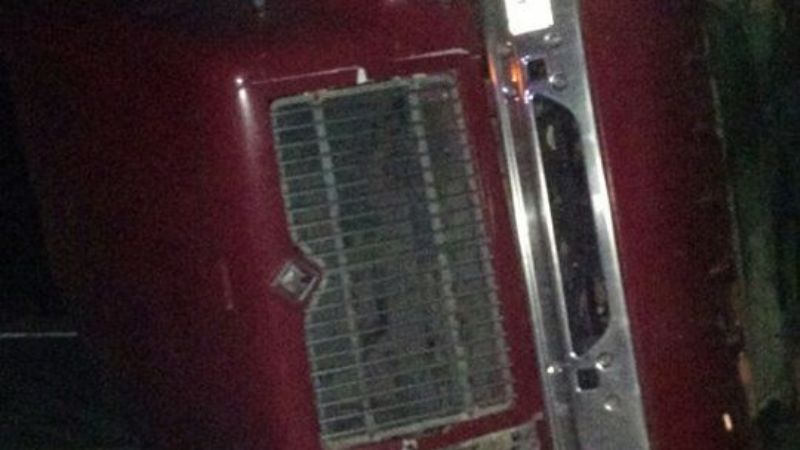 Volcó un camión con insumos mineros en la ruta 60