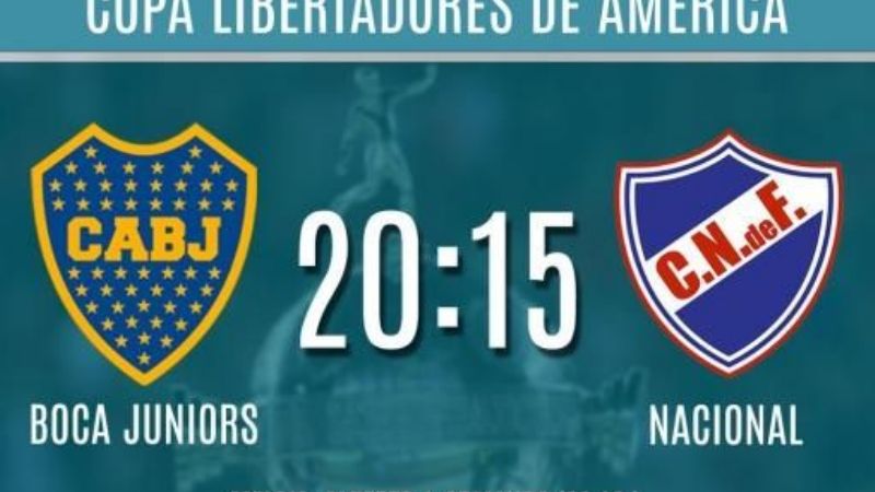 Boca recibe a Nacional de Uruguay, por el pase la semifinal
