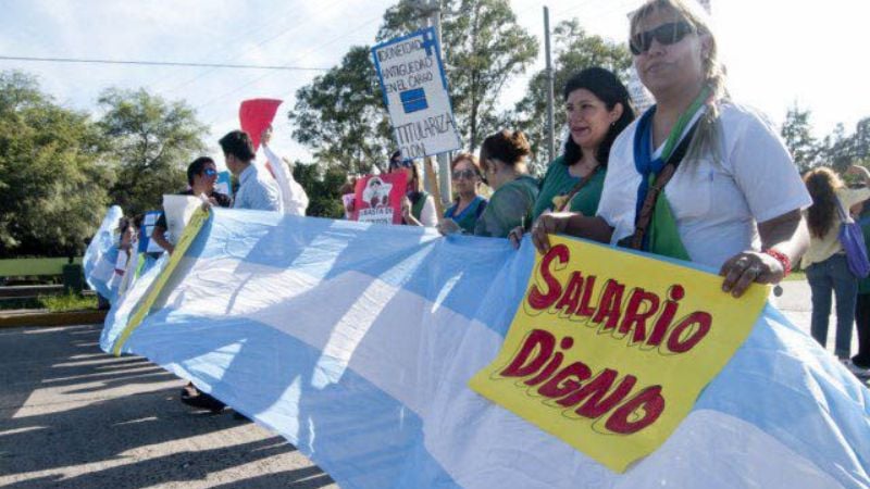 Paro de docentes de Valle Viejo